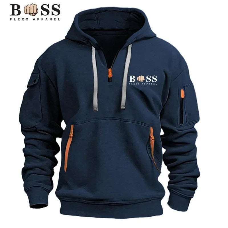 Sudadera con capucha Flexx Tech de BOSS: Prendas urbanas funcionales