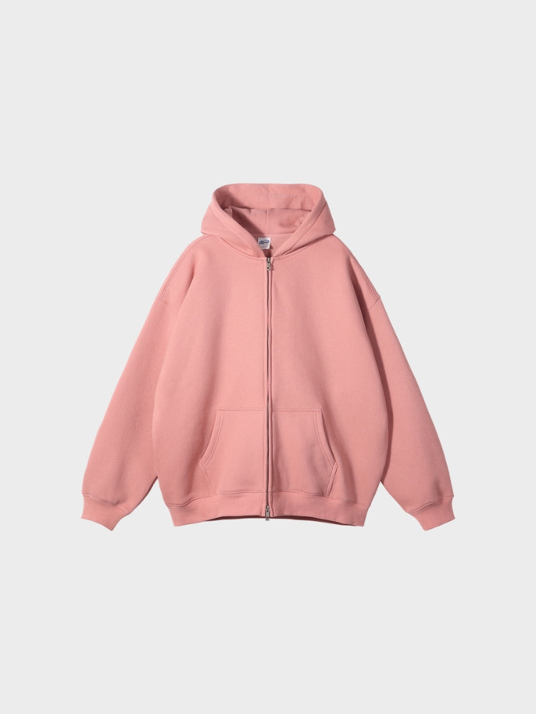 Sudadera con capucha y cremallera de calidad 350 GSM