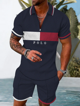 Conjunto de polo casual para hombre