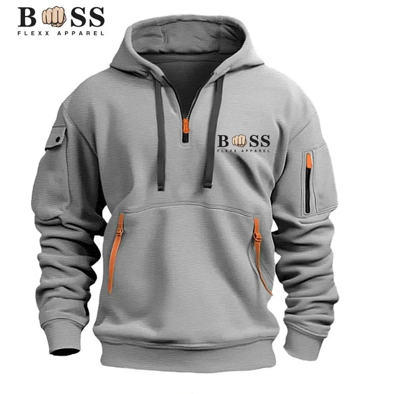 Sudadera con capucha Flexx Tech de BOSS: Prendas urbanas funcionales