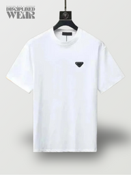 Minimalist Cotton Tee with Signature Logo