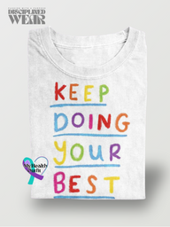 Keep Doing Your Best Art Print Camiseta informal