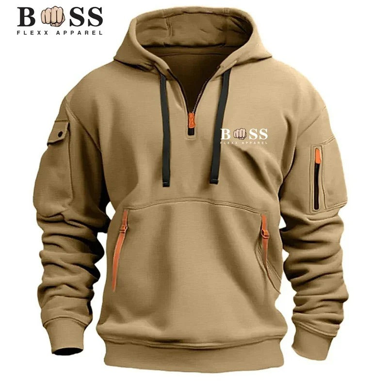 Sudadera con capucha Flexx Tech de BOSS: Prendas urbanas funcionales