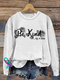 Sudadera informal con estampado Everything Be Kind