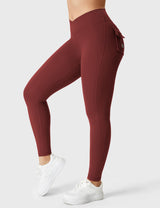 Leggings con Cintura en V