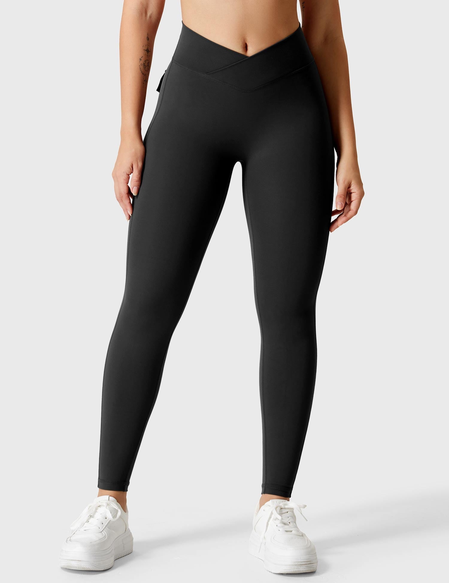 Leggings con Cintura en V