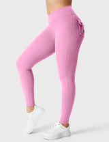 Leggings con Cintura en V